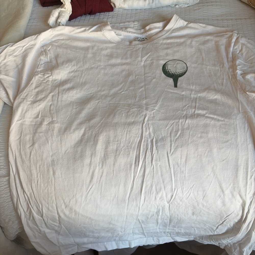 Classic White Golf Tee for Men